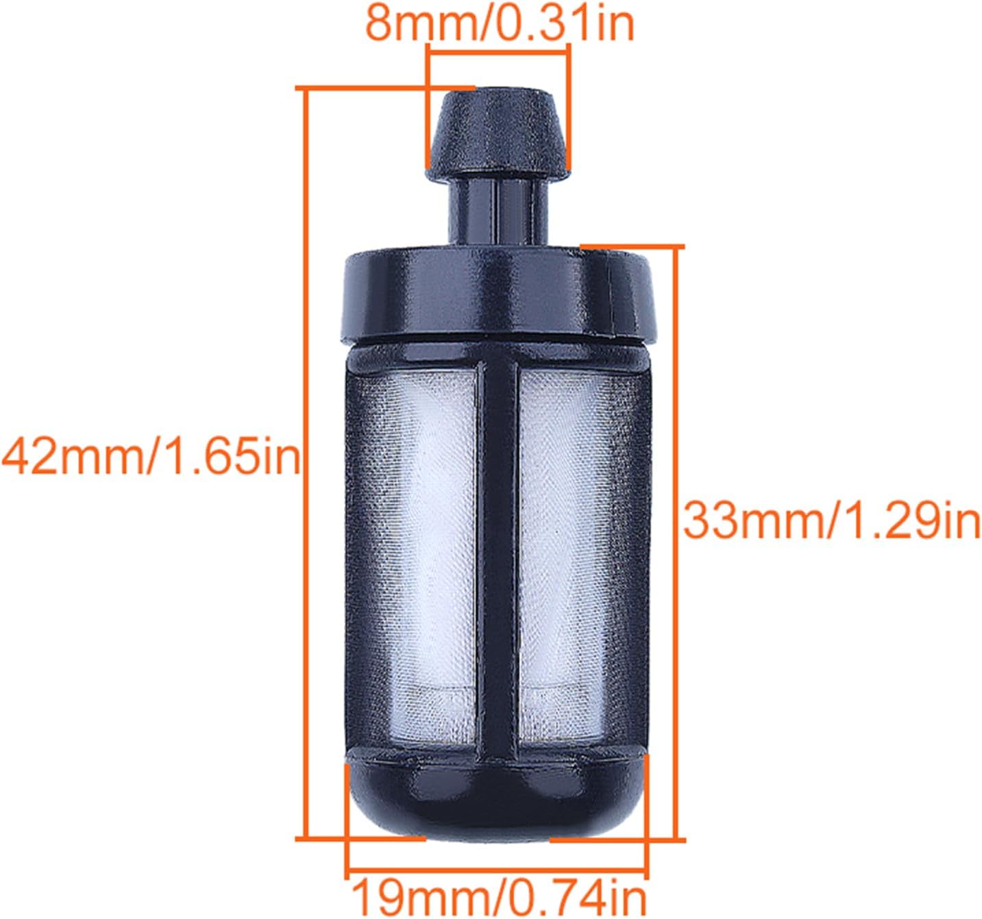 Air Fuel Filter HD2 for Stihl MS261 MS271 MS291 MS311 MS341 MS391 MS261C MS271C MS362C Chainsaw Maintenance Tune Up Hi-Flow Pleated Cleaner Service