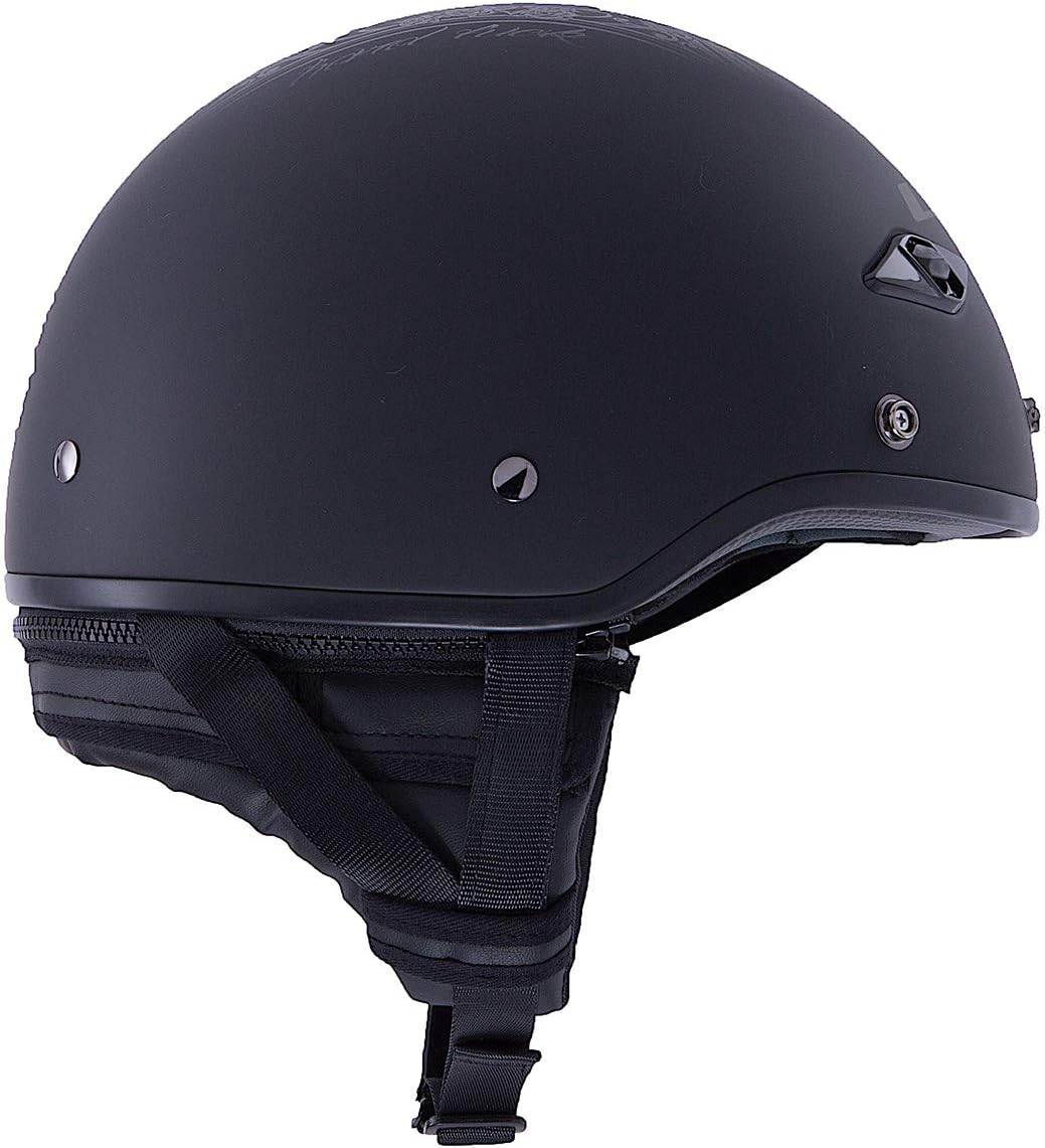 LS2 Helmets Bagger Motorcycle Half Helmet