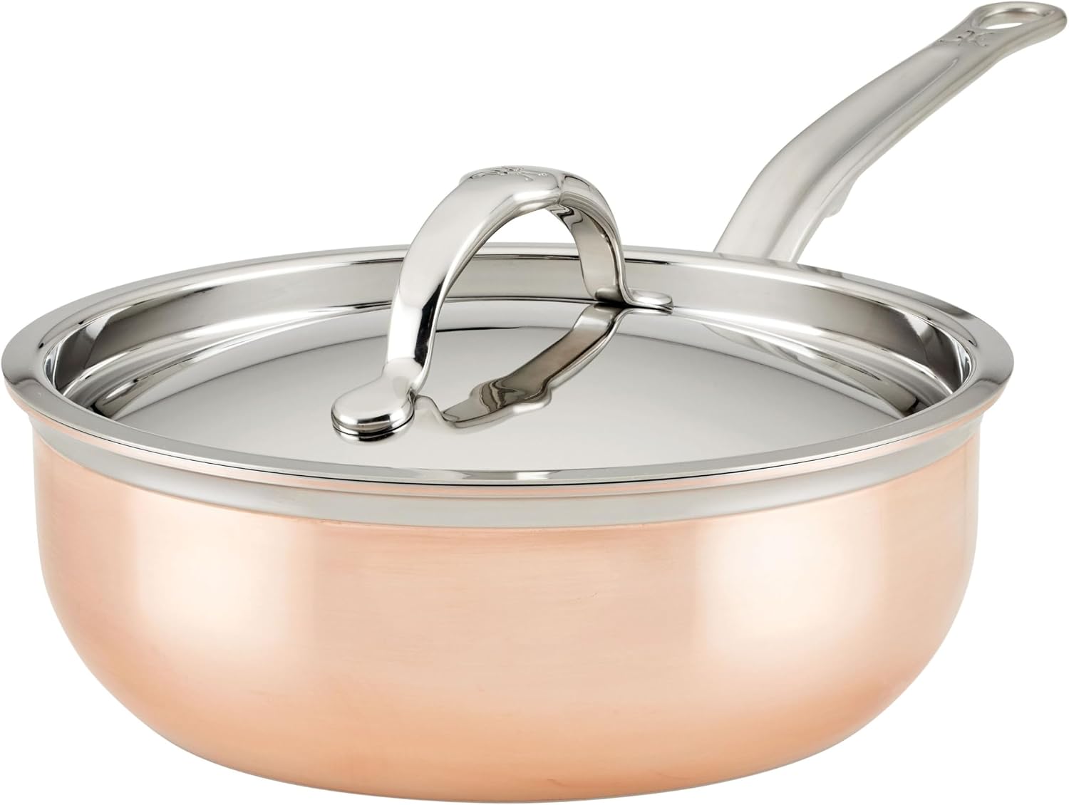 Hestan - CopperBond Collection - 100% Pure Copper Frying Pan, Induction Cooktop Compatible, 8.5-Inch