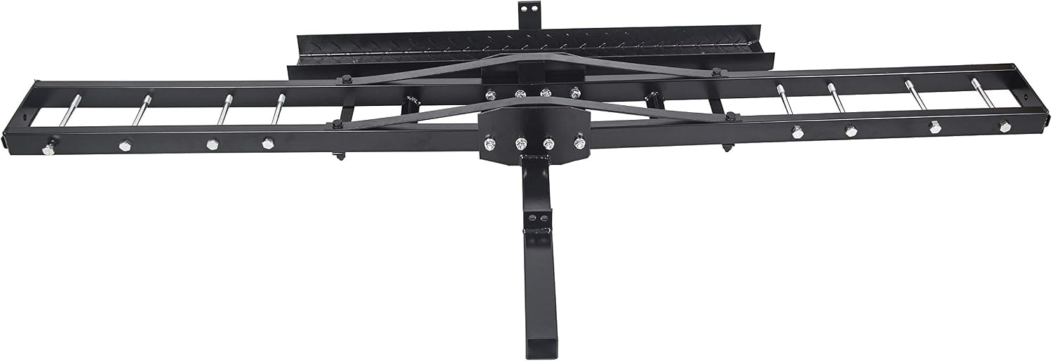 500LBS Steel Motorcycle Scooter Dirtbike Carrier Hauler Hitch | Mount Rack Ramp Anti Tilt