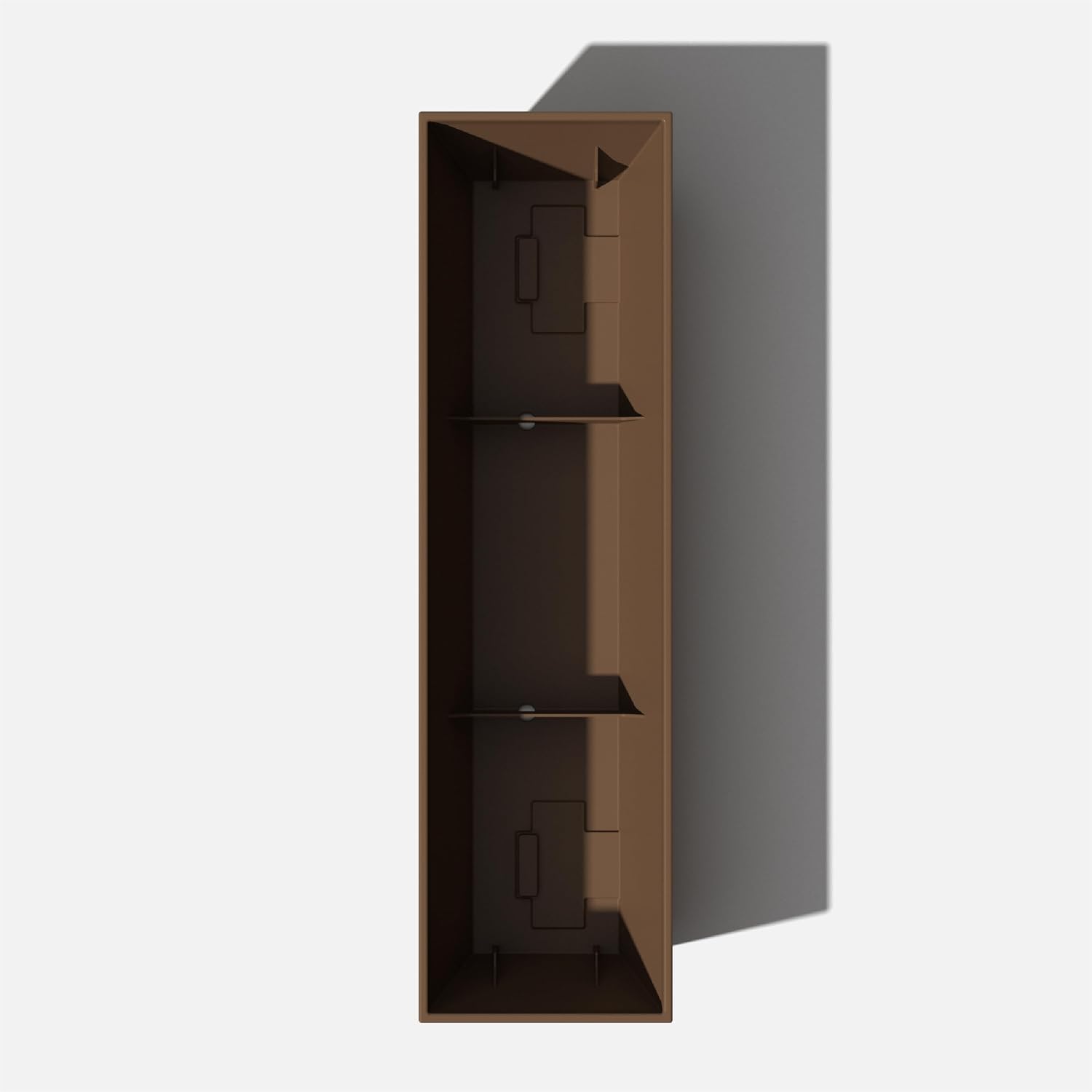Veradek Pure Series Window Box Planter - Tapered Outdoor Planter | Made From Durable Plastic With Pre-Drilled Drainage Holes. Modern Patio/Tabletop Décor for Plants and Flowers