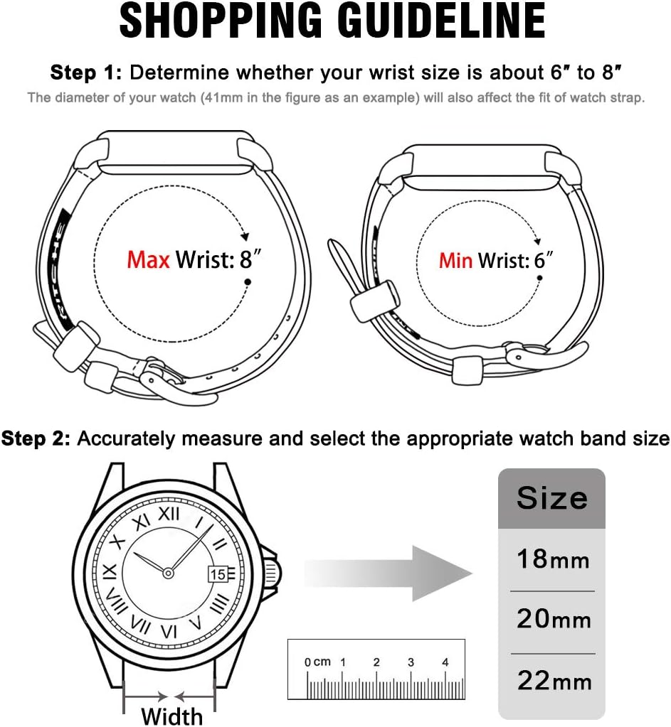 Ritche Christmas Gift Canvas Vintage Quick Release Watch Band 18mm 20mm 22mm 24mm Replacement Watch Straps for Men Women, White Elephant Gifts, Stocking Stuffers for Men, Father's Day gifts