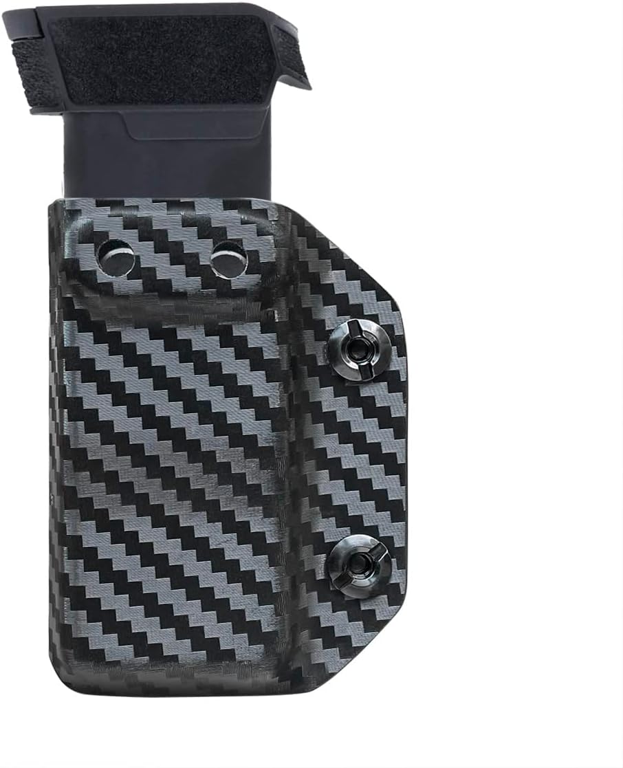 POLE.CRAFT IWB/OWB Magazine Holster Kydex - Mag Carrier Fits: 9mm .40 Double Stack / 9mm .40 Single Stack - P365 1911 Glock 19 19X 17 26 27 28 43 22