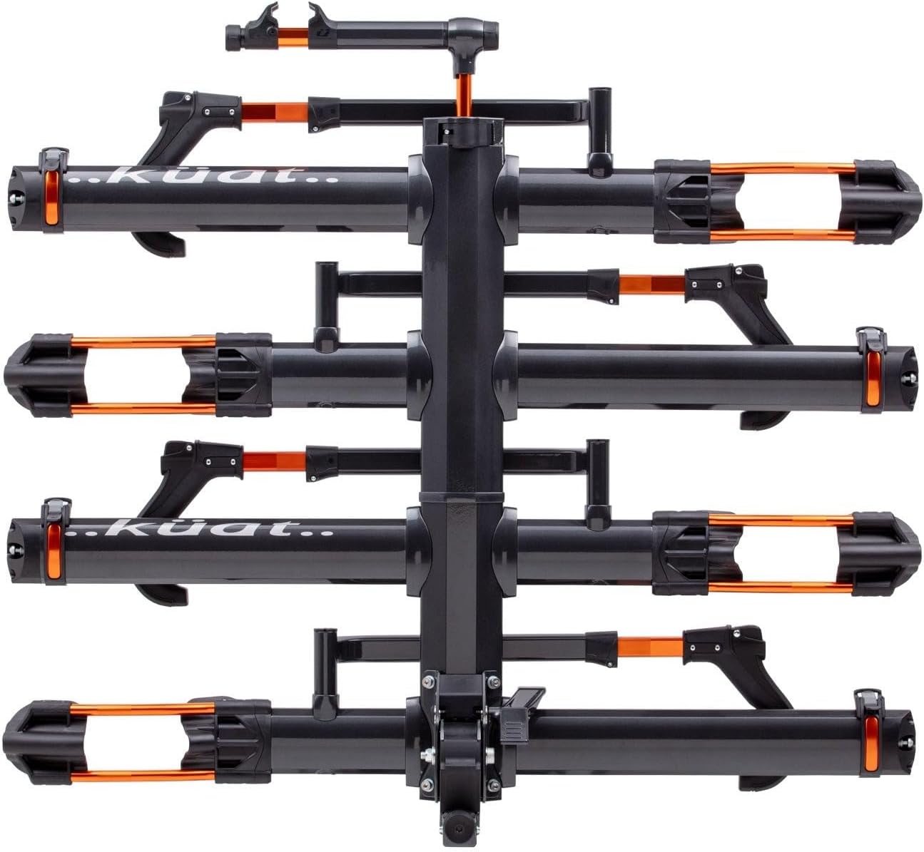 Kuat NV Add-On 2.0-2" - +2-Bike Rack, Black Metallic (NA22B) | Increases 2" NV 2.0 to a 4-Bike Hitch Rack, Rugged All-Metal Construction, E-Bike Compatible, Easy Installation