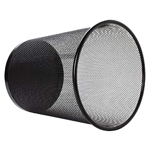 Lawei 4 Pack Trash Can Mesh Round Open Top Wastebasket - 2.5 Gallon Recycling Bins Garbage Waste Baskets for Office Home