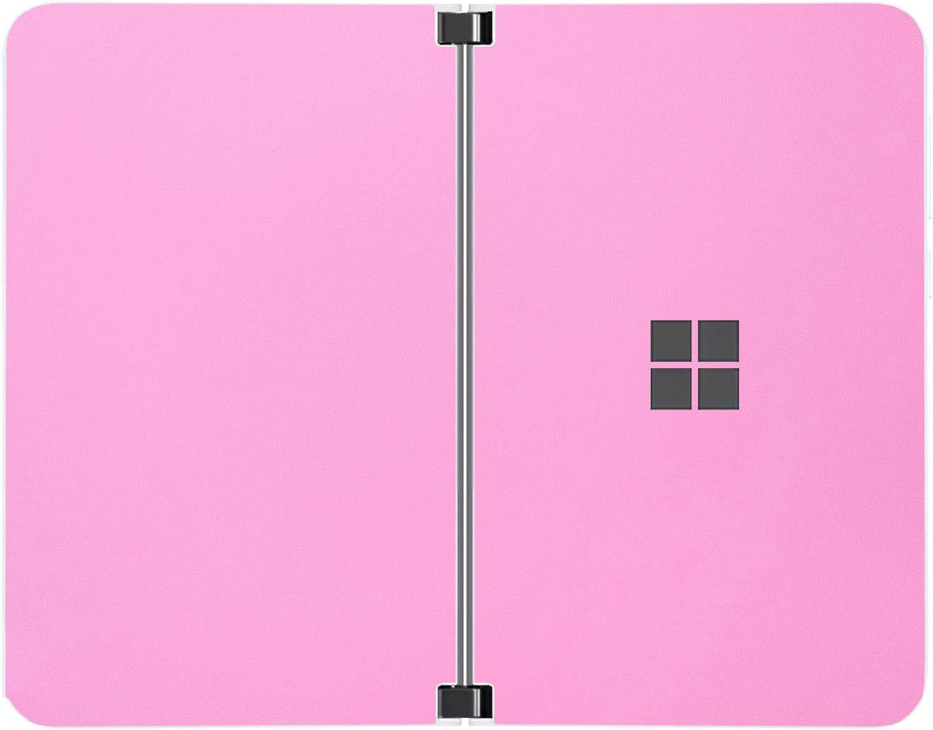 SopiGuard Sticker for Surface Duo Phone Edge-to-Edge Precision Vinyl Skin Wrap (Leather Textured)