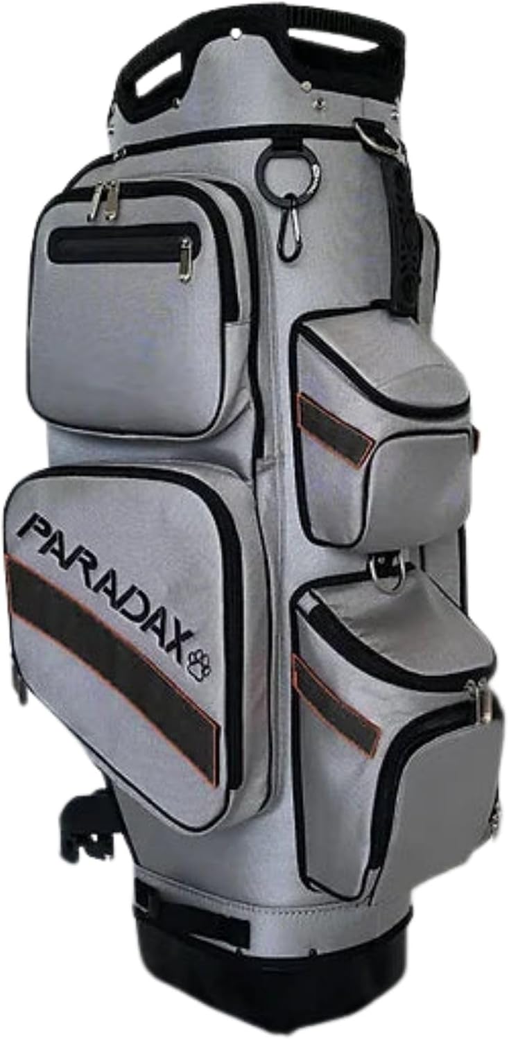PARADAX A1-1 All-in-One Golf Bag - Cart Built Inside The Bag! | Cart hides Inside The Golf Bag Within Seconds. Push Golf Bag and Cart | Golf Bag and Cart Combo | Golf Bag with Wheels