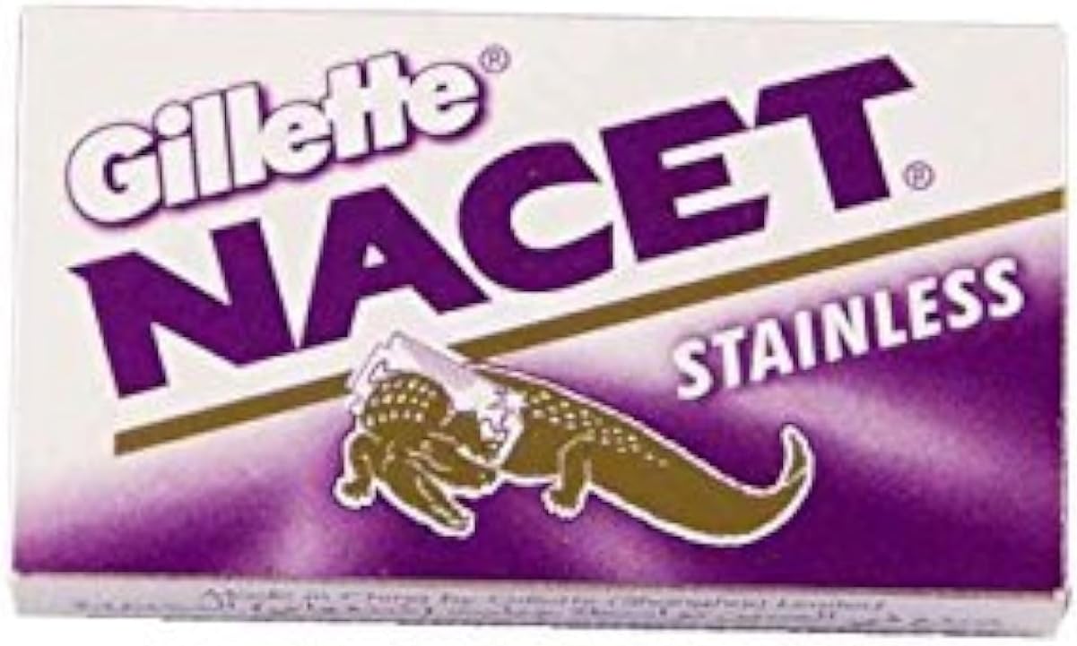 100 NACET STAINLESS Double Edge Razor Blades