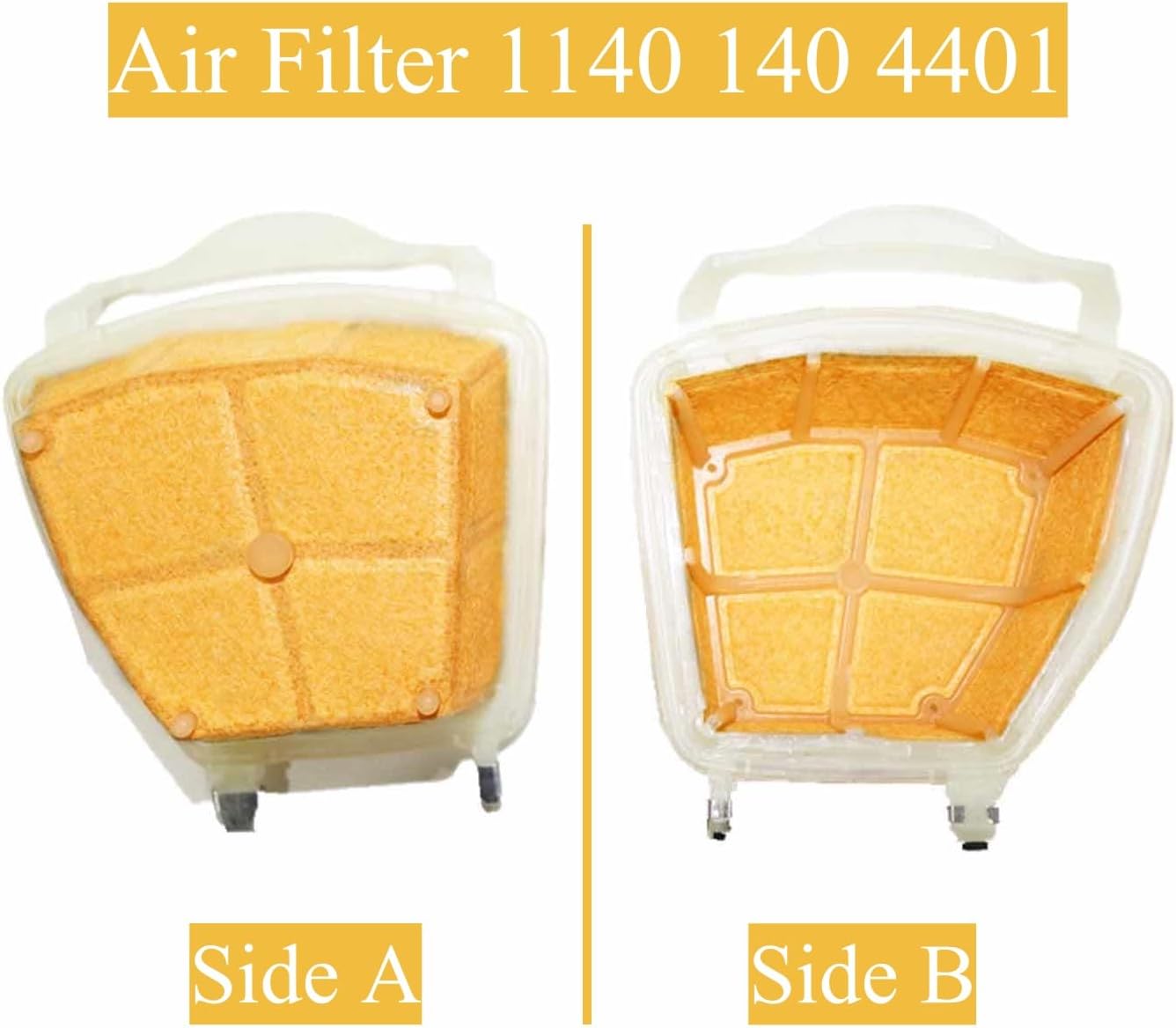 Hedie 1140 140 4401 Air Fil-ter Fit for Sti-hl MS311 MS391 MS362 MS362C Chiansaw Replace 11401404401 (2 Pack)