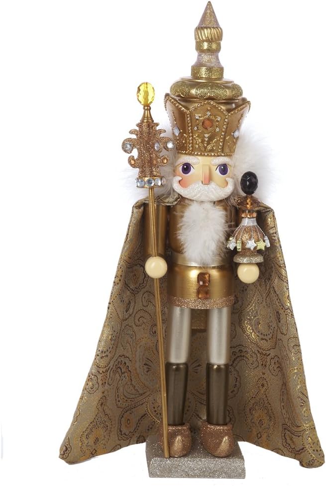 Kurt Adler 18-Inch Hollywood Gold King Nutcracker
