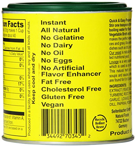 Seitenbacher Vegetable Broth and Seasoning - 5 oz. can