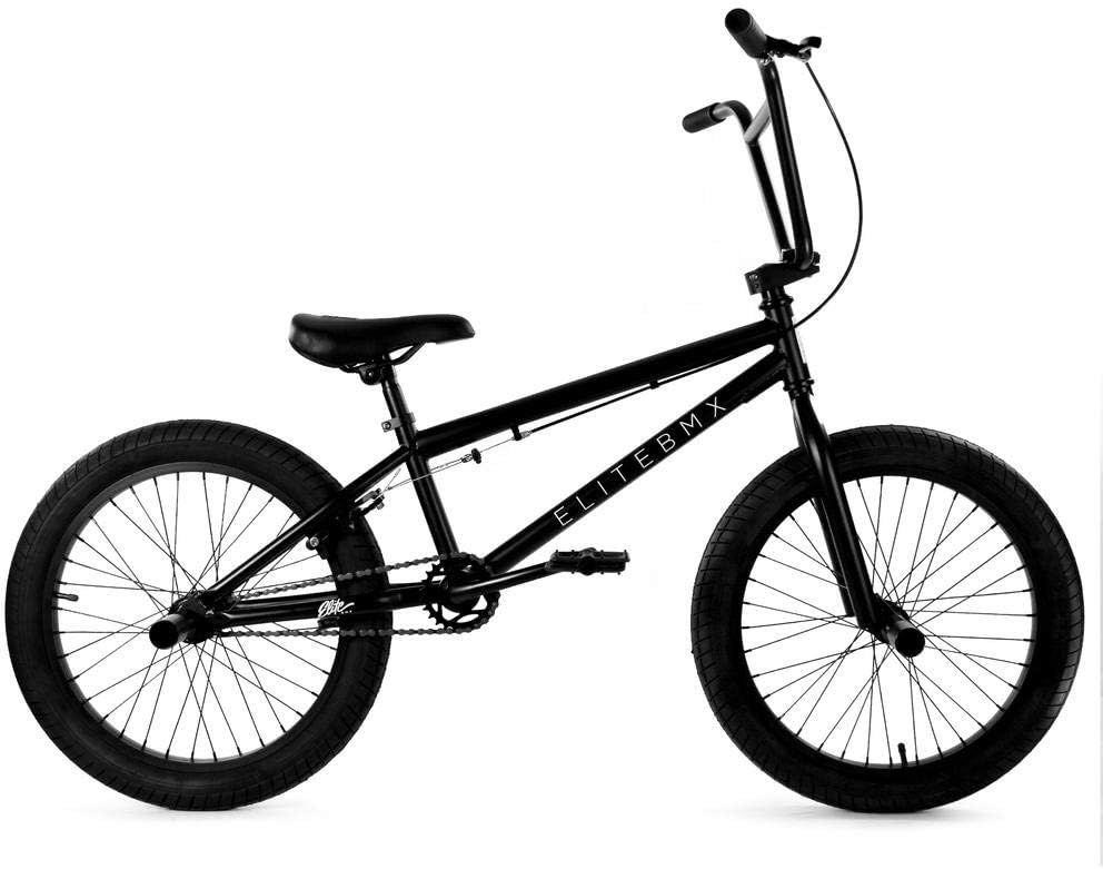 Elite BMX Stealth Freestyle Bike for Youth & Adults, Durable Steel Frame, Available in 16", 18", and 20" Sizes