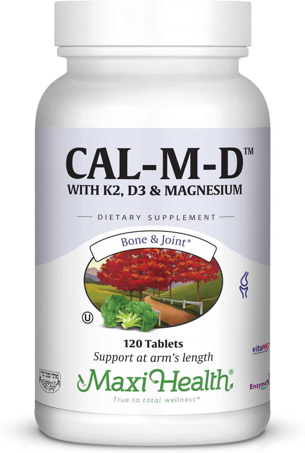 4-in-1 Calcium 1000mg with Vitamin D3 - Calcium Supplement for Women and Men with Vitamin K2 D3 1000 IU - Extra Strength Calcium Citrate for Bone
