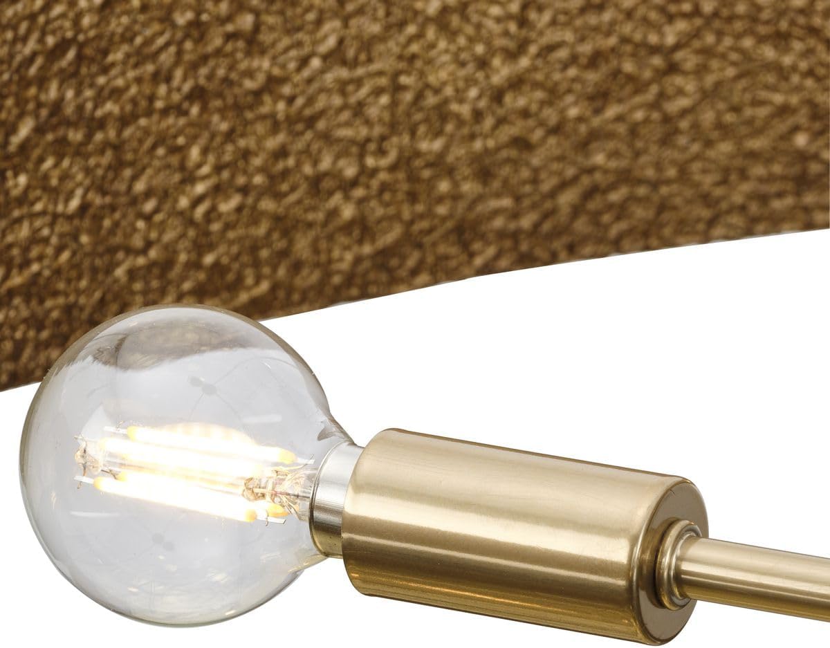 Progress Lighting Lusail 48 in. 13-Light Modern Organic Soft Gold Chandelier with Foundry Gold
