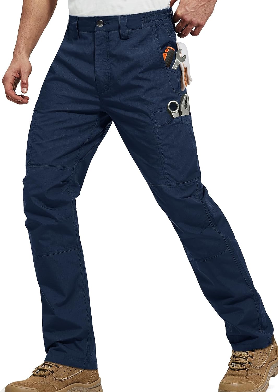 FREE SOLDIER Mens Cargo Work Tactical Pants Ripstop