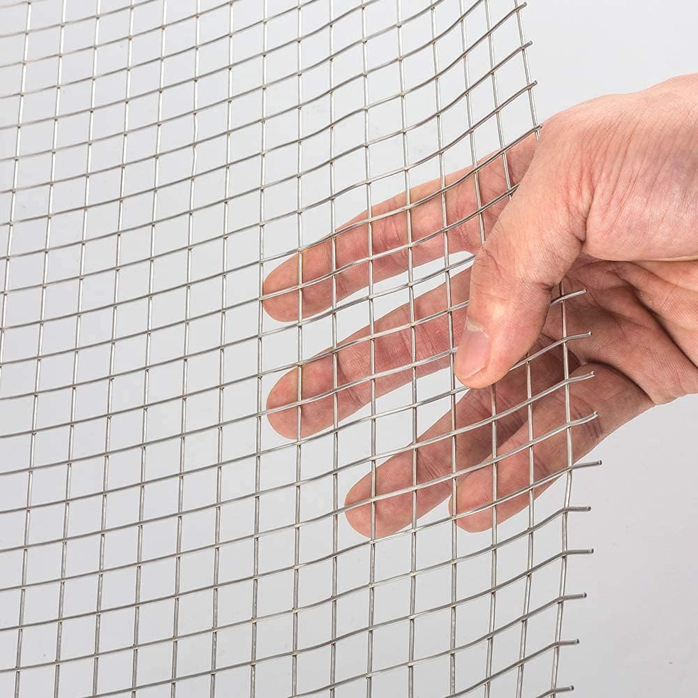 Amagabeli Hardware Cloth 1/2 inch 36 x 100 ft 19 Gauge Chicken Wire Fence Hot-Dipped Galvanized After Welding Welded Wire Fencing Mesh Roll Garden Plant Support Poultry Rabbit Cage Snake Gopher