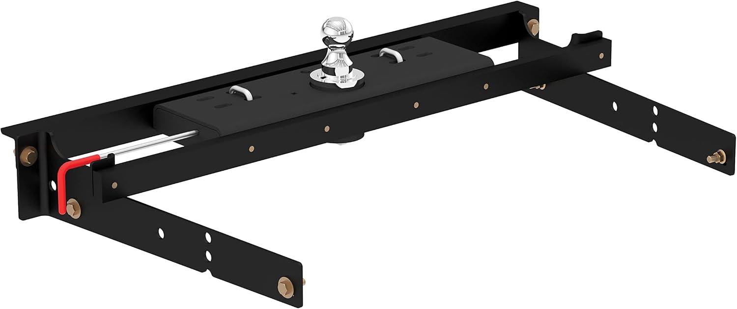 Double Lock Gooseneck Hitch Kit with Brackets, Compatible with Select C/K