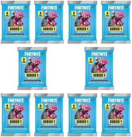 2019 Panini Fortnite Series 1 Trading Cards, 10-Pack Mega Bundle