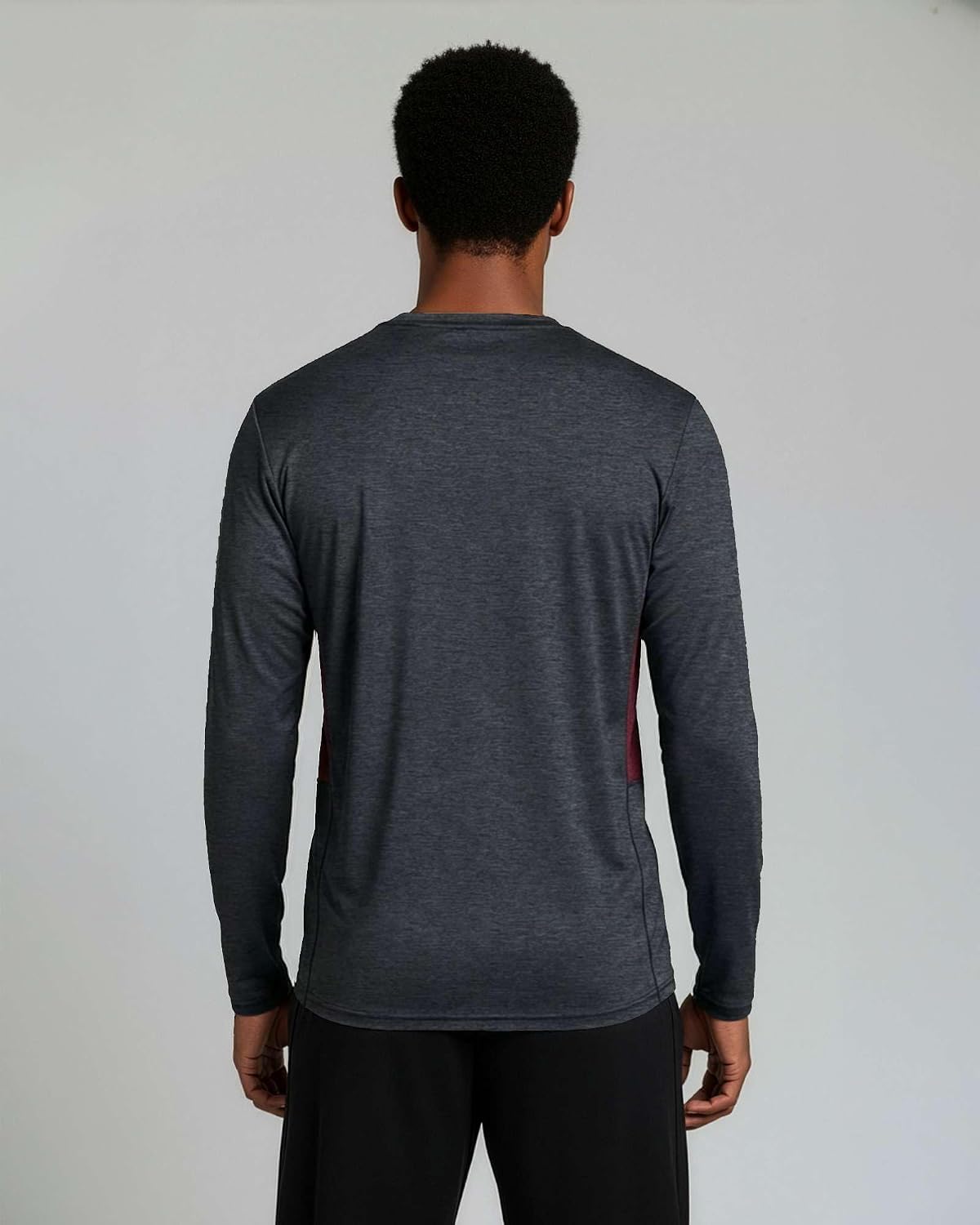 4 Pack Men's Dry Fit Long Sleeve Workout Shirts Gym Athletic Tee Fishing