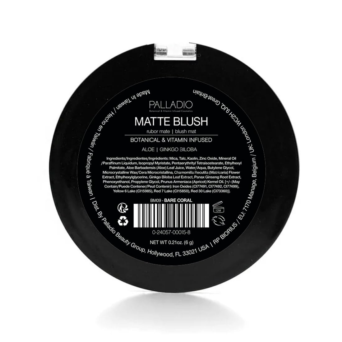 Palladio Matte Blush, Berry Pink