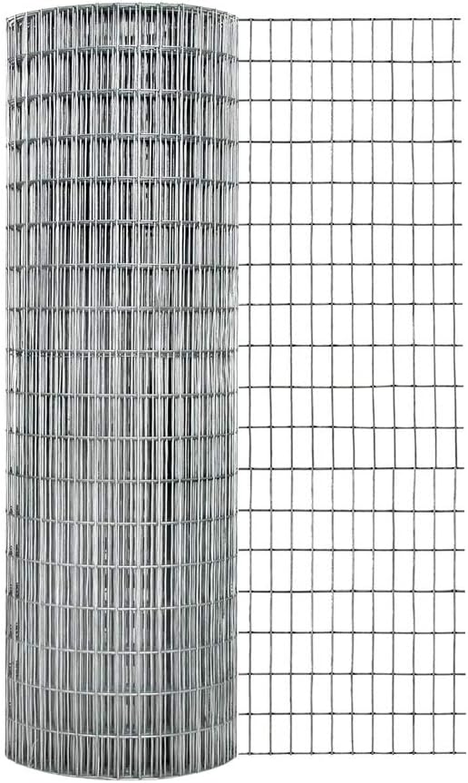 Garden Zone 36 Inches x 25 Feet - 1 x 2-Inch Openings, 14-Gauge - Galvanized Welded Wire Fencing - For Cages and Fencing for Rabbits, Gardens, Cattle Panels