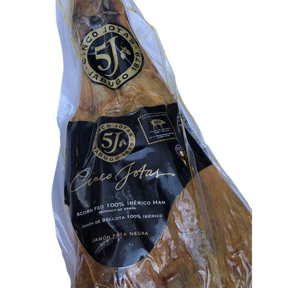 5J Jamon Iberico de Bellota, Whole Bone-in Ham - 14 to 18 lbs