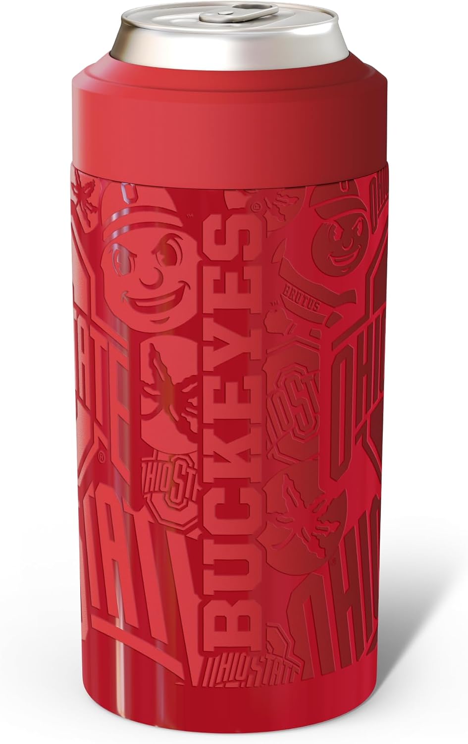 Frost Buddy Universal Can Cooler - Fits Slim Cans, 12 & 16oz (MatteBlack)