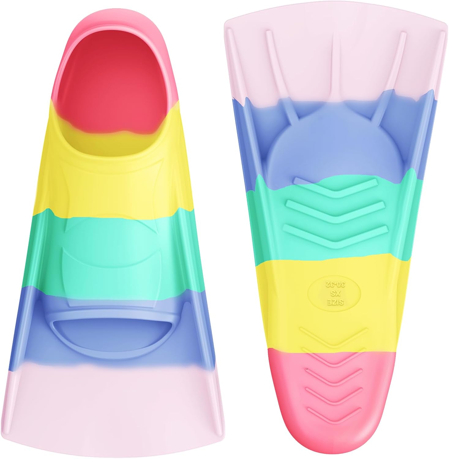 Gintenco Swim Fins, Adults & Kids Swim Training Fins for Lap Swimming