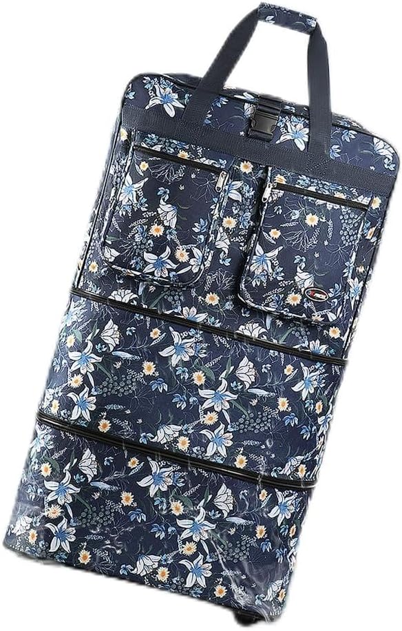 40'' Expandable Rolling Duffel Bag Suitcases w/Wheels,Foldable Luggage Bag