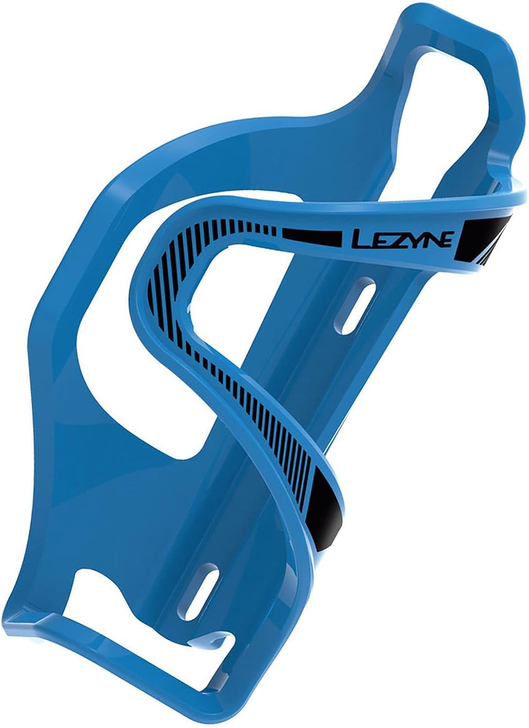 LEZYNE Flow Cage SL Bike Water Bottle Cage | Composite Matrix Construction, Side-Load Design, Compact Frame Cycling Accessory, Left Side, Black