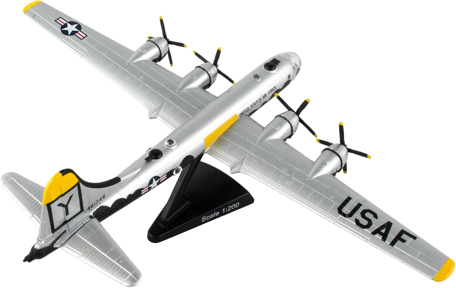 Daron Worldwide Trading B-29 Superfortress Enola Gay Vehicle (1:200 Scale), White