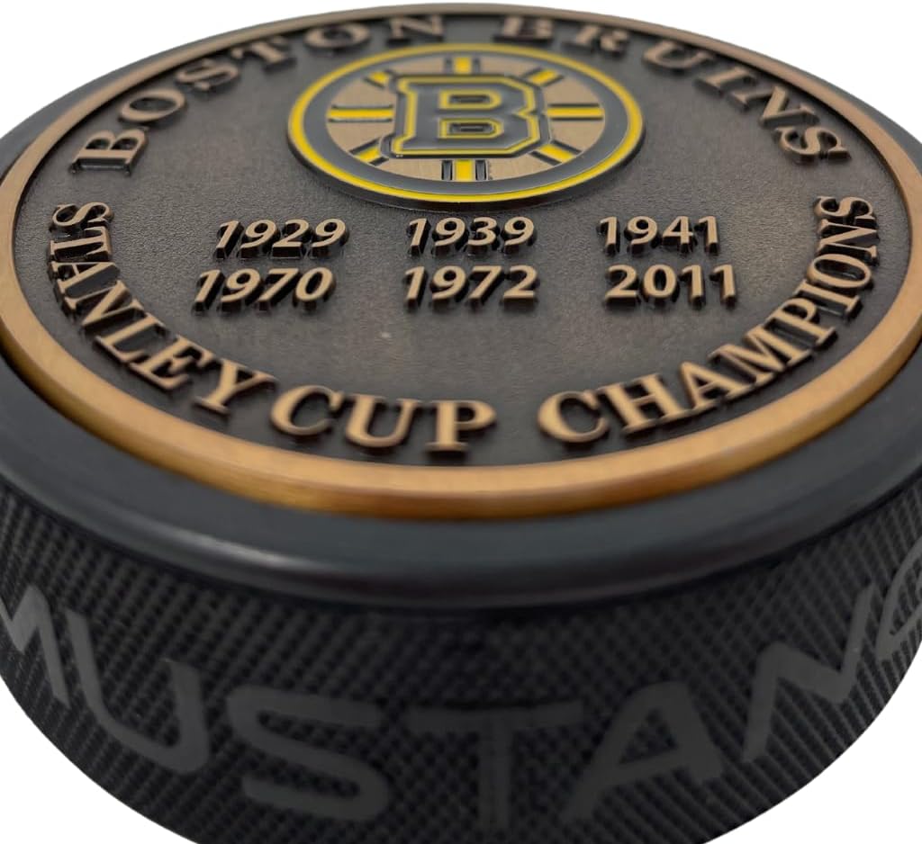 Sports Decor Stanley Cup Years Gold Medallion Puck
