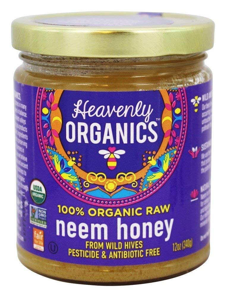 Heavenly Organics Organic Wild Forest Raw Neem Honey - 12 oz