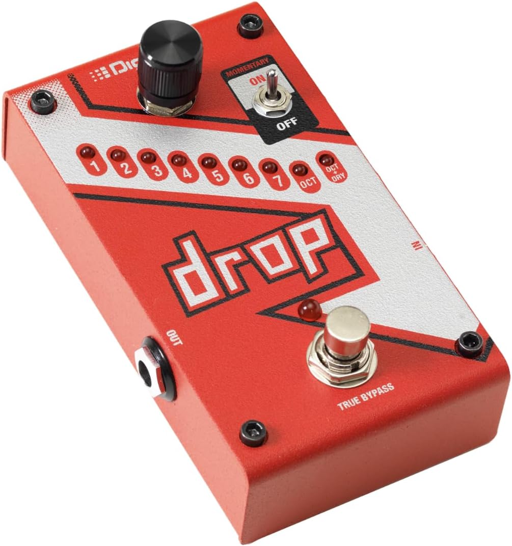 DigiTech DROP Compact Polyphonic Drop Tune Pitch-Shifter | Compact design