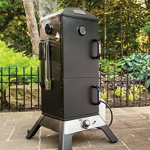Broil King 923610 Vertical Charcoal Cabinet Smoker, Black