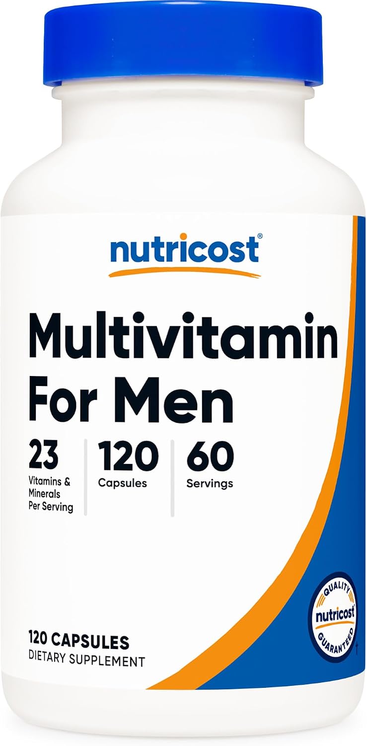 Nutricost Multivitamin for Men 120 Capsules, Vitamins and Minerals | For The Healthy Man