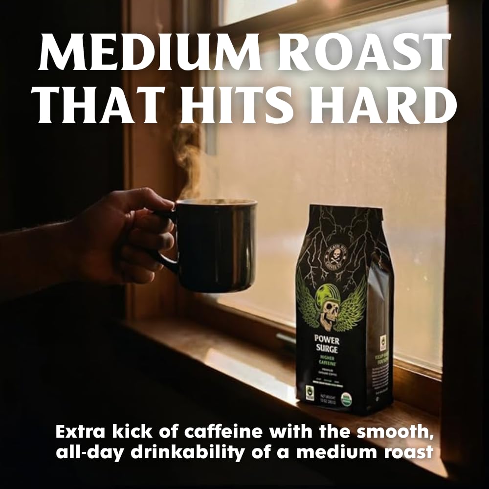 Death Wish Coffee Dark Roast Single Serve Coffee Pods, Organic, 50 Count | Fair Trade Arabica & Robusta, Baker's Chocolate & Cherry Notes, Low Acidity, Heavy Smooth Body, Bold & Intense