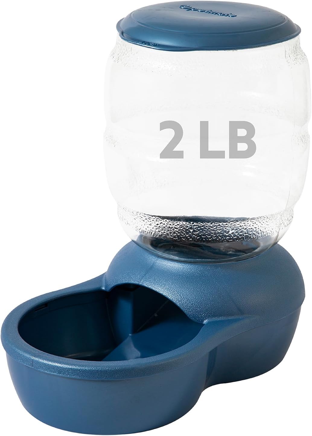 Petmate Replendish Feeder Automatic Cat and Dog Feeder, Pearl Peacock Blue, 10 LB, Made in USA