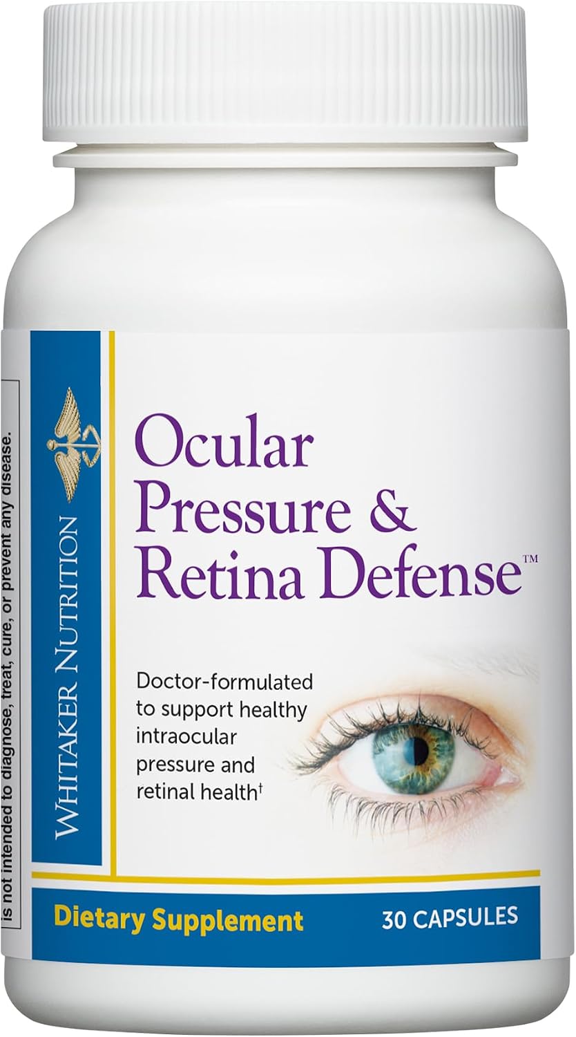 Dr. Whitaker Ocular Pressure & Retina Defense Eye Supplement | 30 Capsules | Vison Health