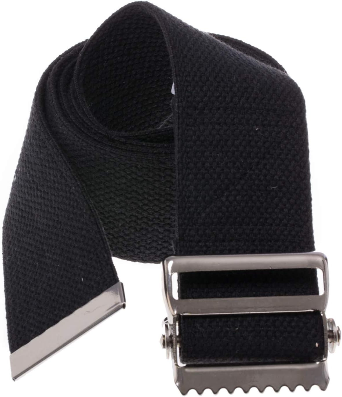 COW&COW Transfer and Gait Belt with Metal Buckle - Transfer Walking and Standing Assist Aid for Caregiver Nurse Therapist 2 inches (Beige with Stripes, 60")