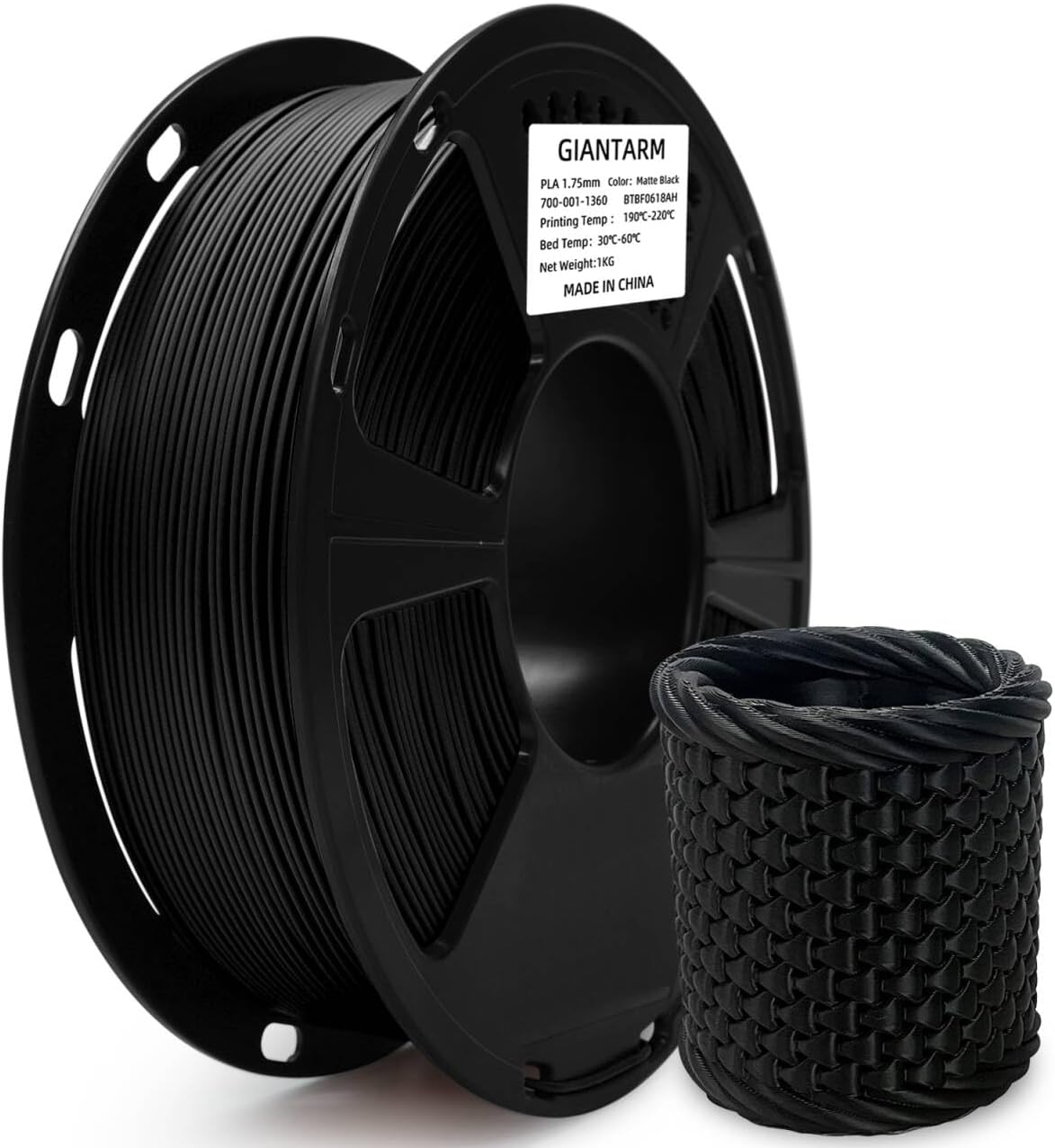 GIANTARM 3D Printer Filament, Silk Gold Pla Filament, 1Kg(2.2lbs) Spool, 1.75mm Dimension Accuracy +/- 0.03mm, 3D Printing Filament