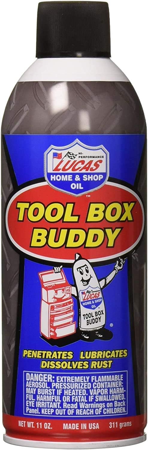Lucas Oil LUC10392 11 Ounce Aerosol Penetrant/Tool Box Buddy (6)