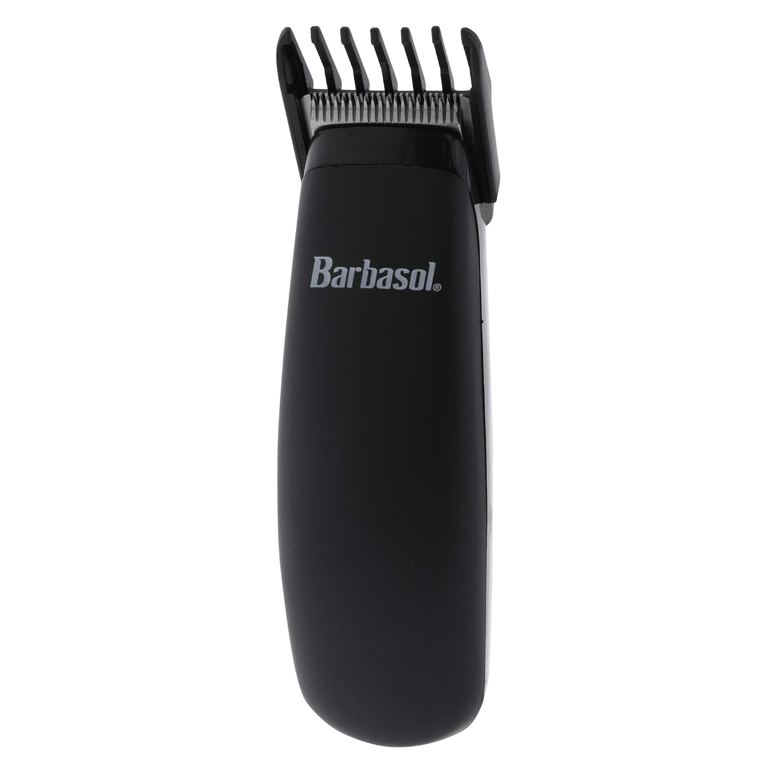 Barbasol Touch Up Trimmer for Men, Compact Electric Xtreme Precision Beard and Hair Trimmer with Stainless Steel Blades & 3 Guide Combs (3, 6, 10mm)