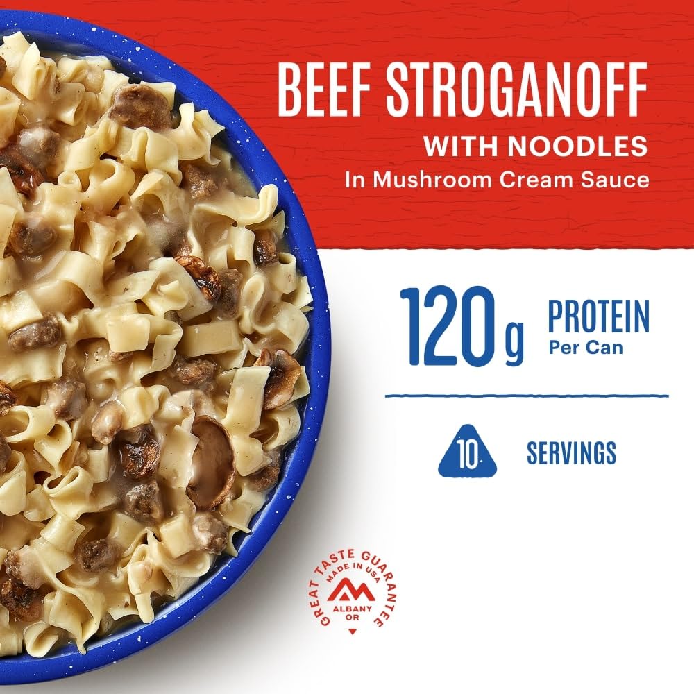 Mountain House Diced Beef | Freeze Dried Survival & Emergency Food | #10 Can | Gluten-Free, 30122