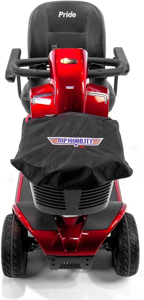 Victory 10.2 Red Pride Mobility 4-Wheel Electric Scooter S7102 + Front Basket Bag