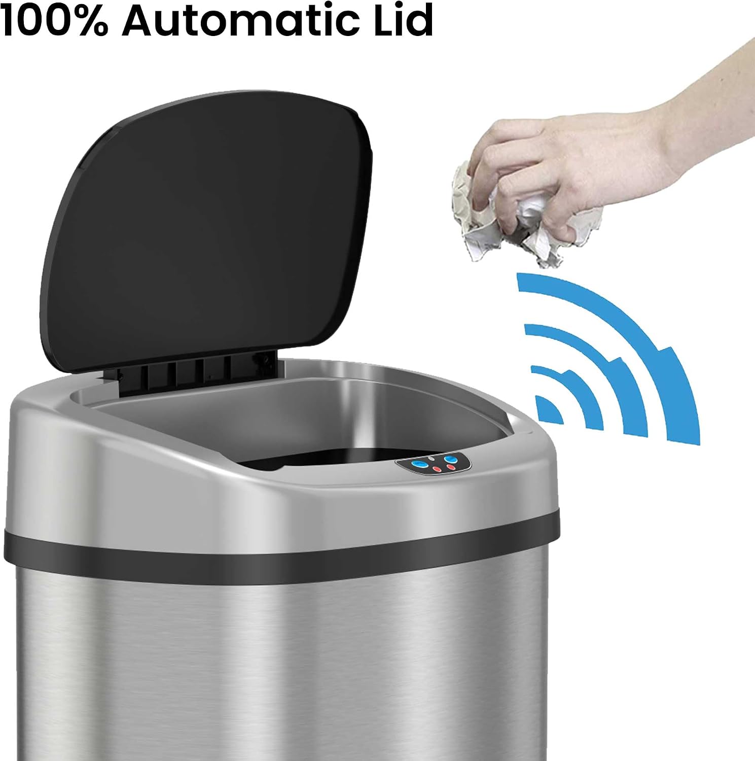 SensorCan 13 Gallon Sensor Trash Can Odor Control System