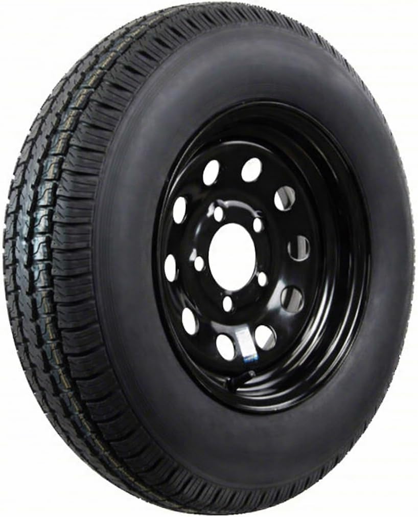 eCustomrim 2-Pack Trailer Tire Rim Assembly ST175/80D13 Load Range C | 13 Inch 6 Ply Tires