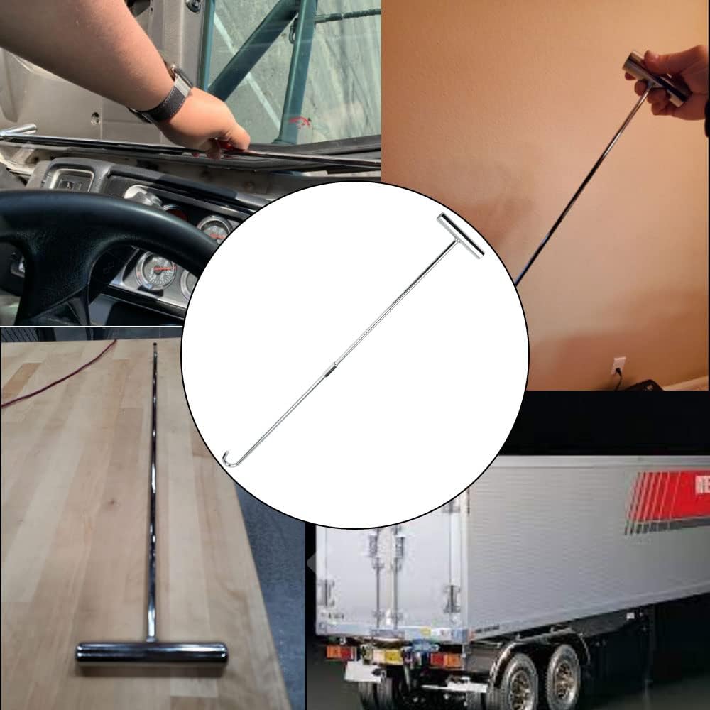 5th Wheel Pin Puller 31" Solid Steel with Chrome Plating Heavy Duty - 1pack