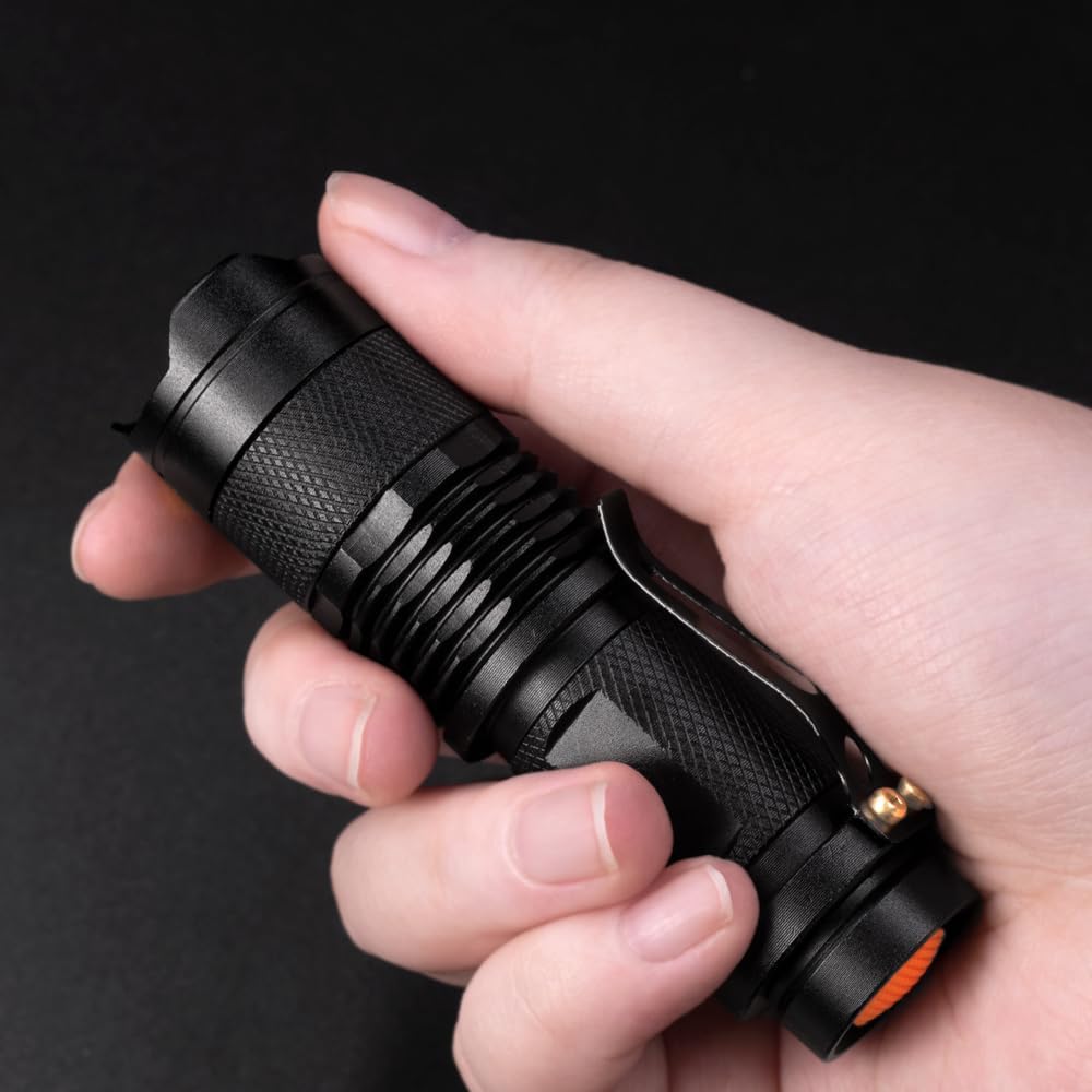 High Power 1 Mode Red LED Flashlight, Single Mode Red Flashlight, Red Light Flashlight Red Light Torch for Astronomy, Aviation, Night Observation