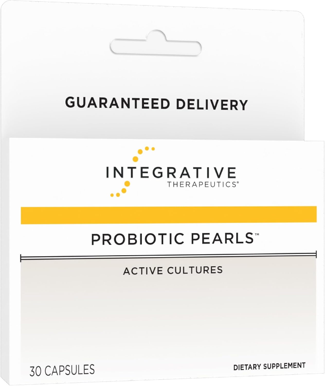 Integrative Therapeutics Probiotic Pearls - Daily Digestive Supplement for Gut Health Support* - Probiotic Capsules for Immune Health Support* - Soy-Free - 90 Count (90 Servings)